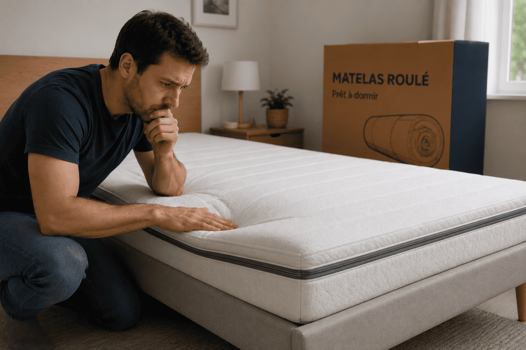 affaissement du matelas