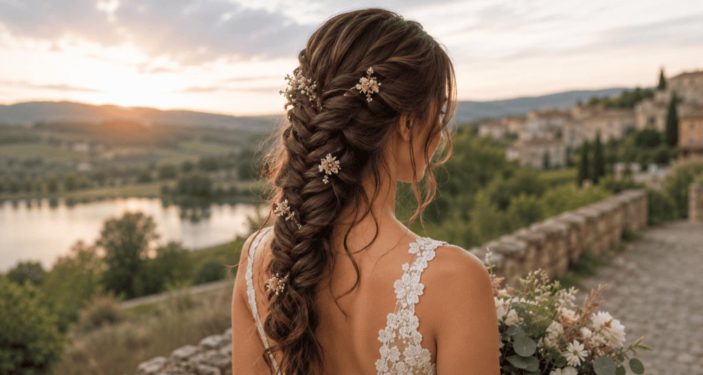 coiffure épi de blé